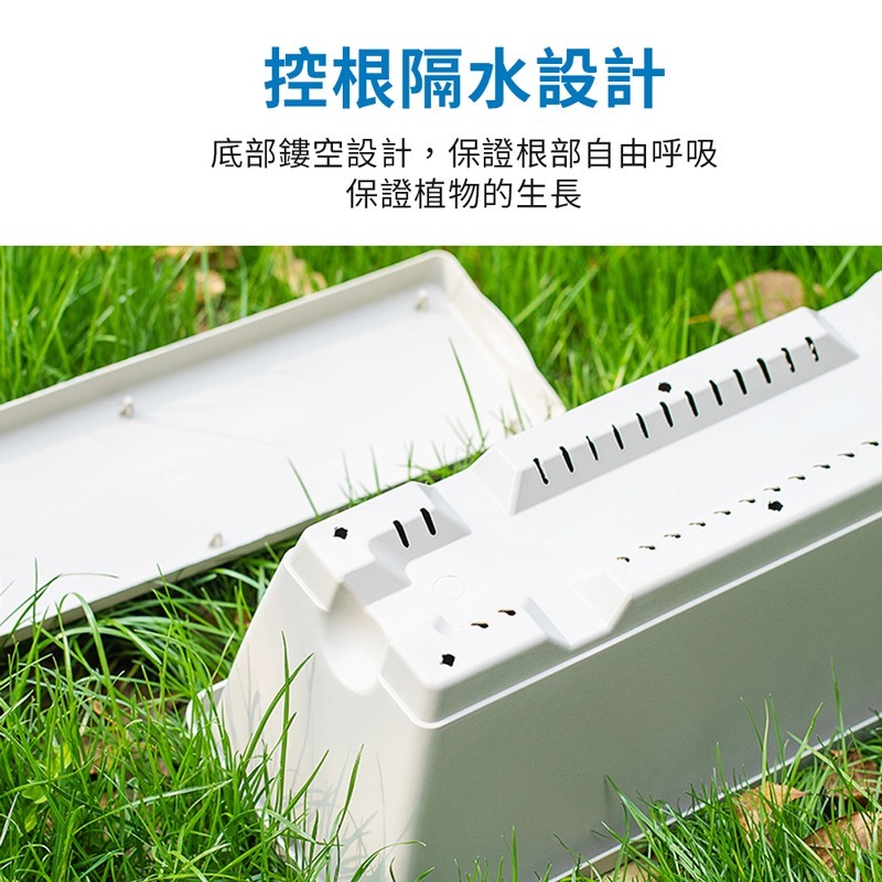 長型花盆 種菜盆 長花盆 長方形花盆 控根盆 花槽 花盆 種菜花盆【HW0063】-細節圖2