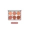 六色腮紅盤 少女心妝容 多色腮紅盤 裸妝 修容盤 防水 啞光 珠光 化妝品 美妝用品【MZ0191】-規格圖6