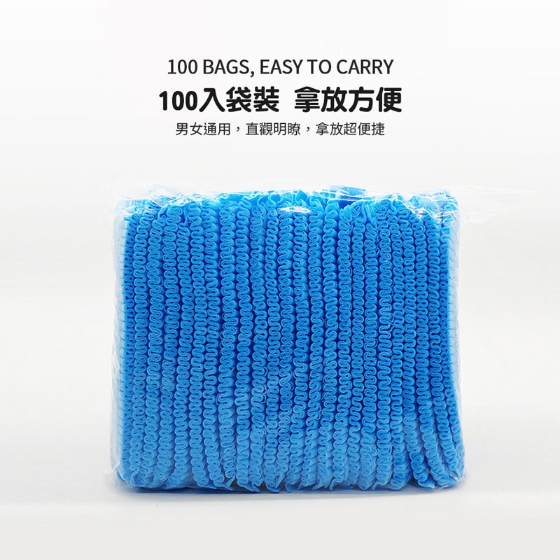 一次性不織布帽套 一次性帽子 頭套 廚師帽 廚房用 餐飲防塵網帽 無紡布髮帽 防油煙 防塵網帽 防塵帽【FS0091】-細節圖5