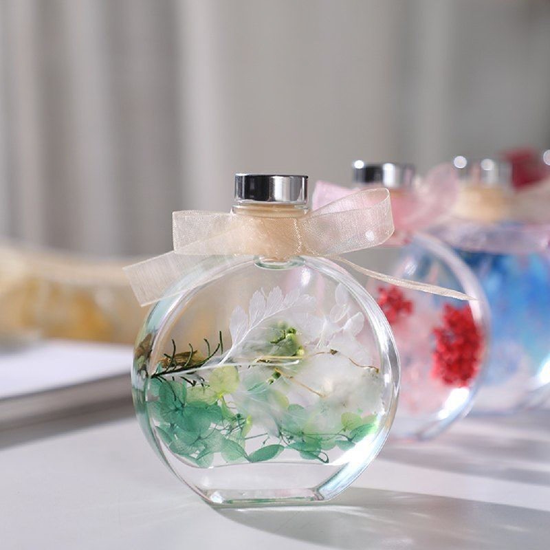 永生花浮游花瓶 花瓶 浮游花玻璃罐 擴香瓶 擴香罐 透明花瓶 透瓶花瓶 玻璃花瓶 浮游花瓶 永生花瓶【JJ0656】-細節圖4