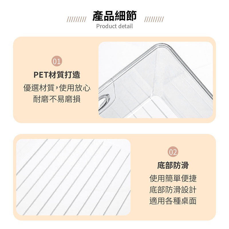 透明文件收納盒 透明收納盒 文件收納盒 文件盒 收納盒 整理盒 辦公室 辦公用品 桌面整理 收納用品【SN0329】-細節圖6