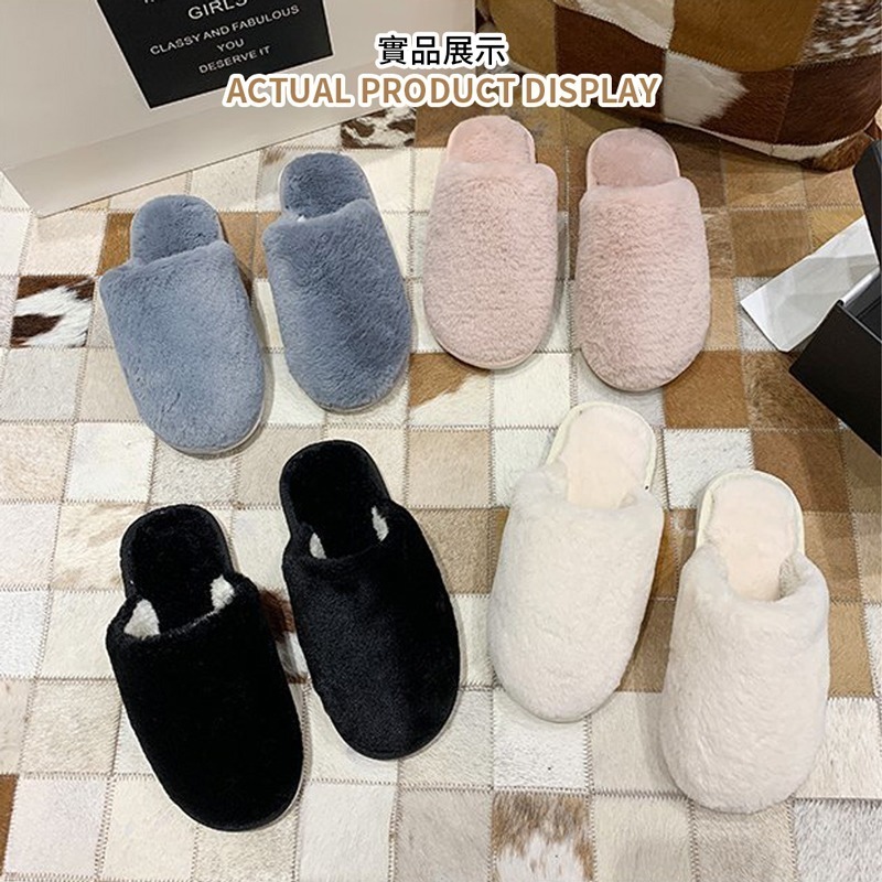不露趾毛絨拖鞋 室內拖鞋 柔軟拖鞋 毛茸茸拖鞋 不露趾拖鞋 毛毛拖鞋 保暖拖 室內拖 拖鞋 居家拖鞋【JJ0536】-細節圖6