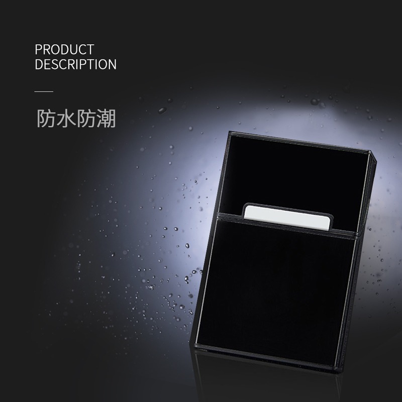 鋁合金菸盒 鋁合金 鐵煙盒 時尚 菸盒 煙盒 金屬盒 香菸盒 打火機磁吸 放煙盒 防水菸盒【OT0018】-細節圖3