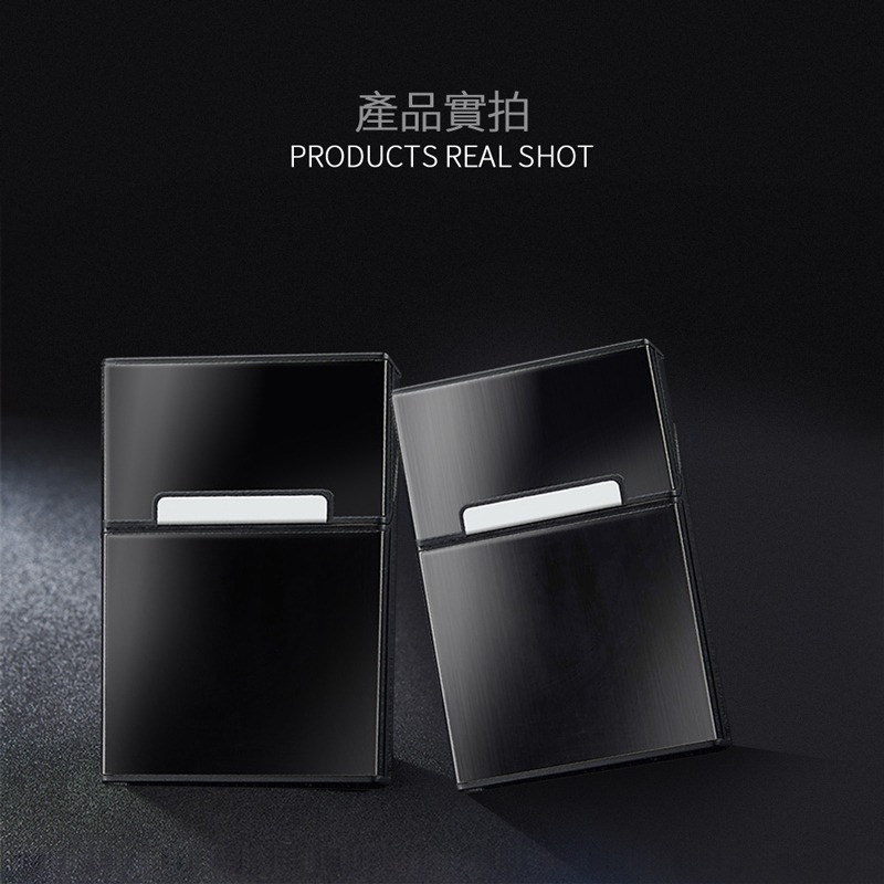 鋁合金菸盒 鋁合金 鐵煙盒 時尚 菸盒 煙盒 金屬盒 香菸盒 打火機磁吸 放煙盒 防水菸盒【OT0018】-細節圖5