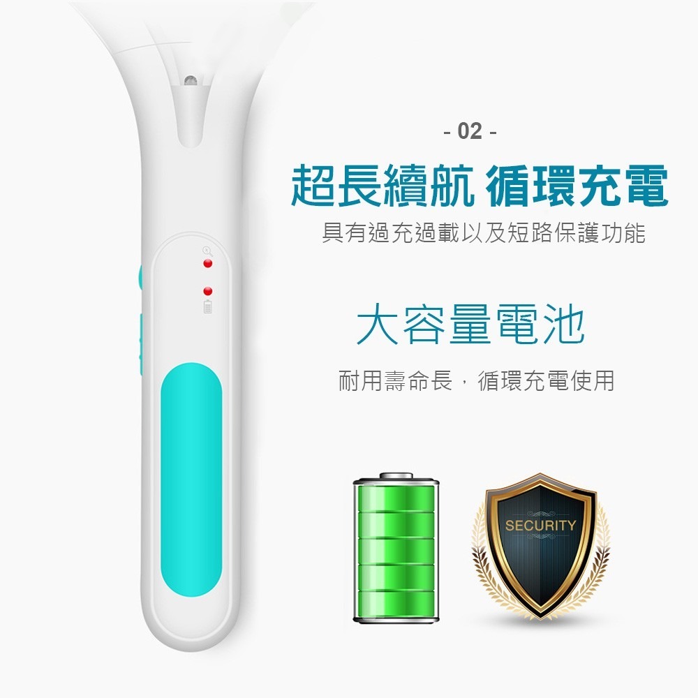 USB充電 LED電蚊拍 大網面電蚊拍 手電筒 電蚊拍 捕蚊燈 捕蚊器 捕蚊拍 充電式電蚊拍【DZ0022】-細節圖4