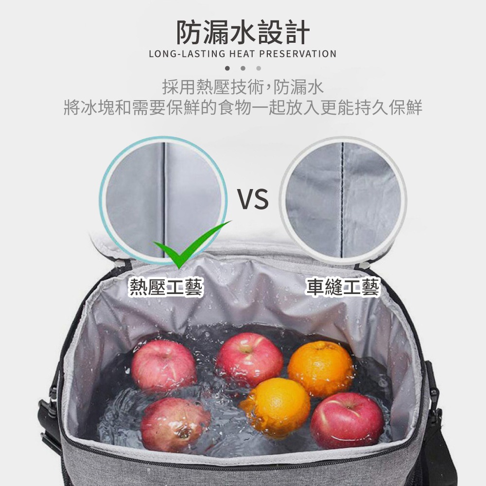 大容量保溫袋 大容量 保冰袋 保溫袋 肩背 保溫箱 外送保溫袋 保溫鋁箔【CC0349】-細節圖4