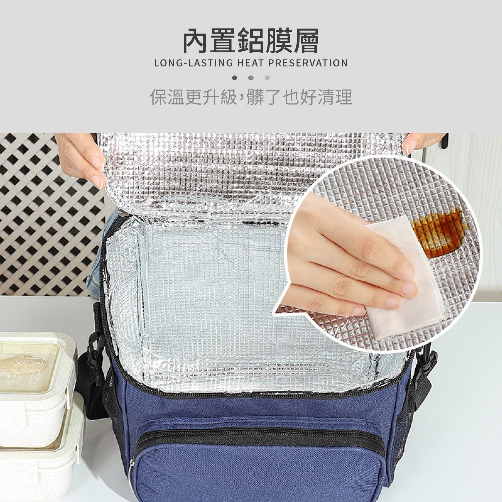 大容量保溫袋 大容量 保冰袋 保溫袋 肩背 保溫箱 外送保溫袋 保溫鋁箔【CC0349】-細節圖6