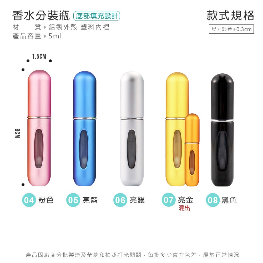 香水分裝瓶 玻璃噴瓶 香水瓶 小樣瓶 玻璃噴霧瓶 酒精分裝瓶 玻璃空壓瓶 小香空瓶 噴瓶 小漏斗 滴管 【SN0377】-細節圖10