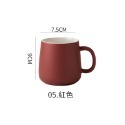消光馬克杯 啞光馬克杯 茶杯 水杯 牛奶杯 咖啡杯 杯具 果汁杯 北歐風 簡約馬克杯 陶瓷 霧面馬克杯【CC0451】-規格圖6