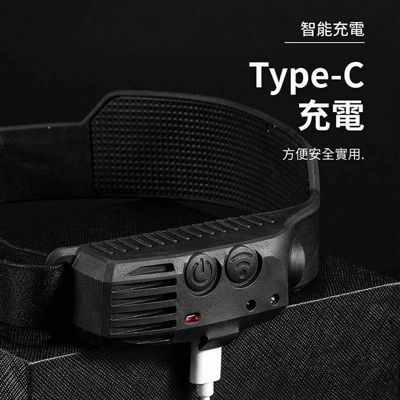 揮手感應式頭燈 LED COB頭燈 強光 USB燈 戶外防水 工作頭燈 強光燈 登山燈 工作燈 釣魚燈【DZ0162】-細節圖5