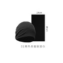 防曬防風-01黑色長魔術頭巾