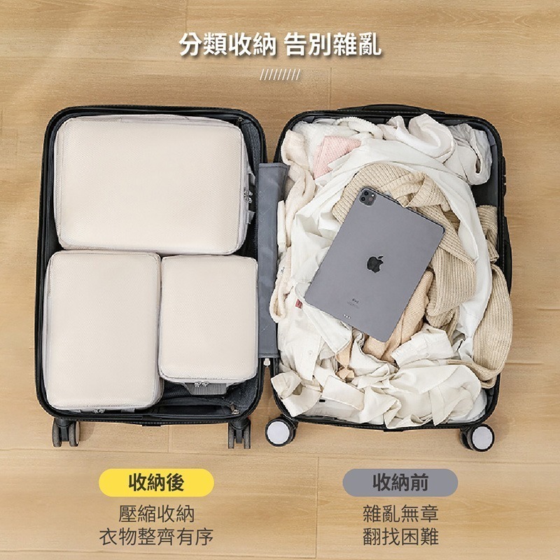 衣物壓縮收納包 壓縮收納包 衣物收納包 旅行收納包 壓縮包 收納包 行李分裝包 旅行收納袋 手提收納袋【SN0368】-細節圖5