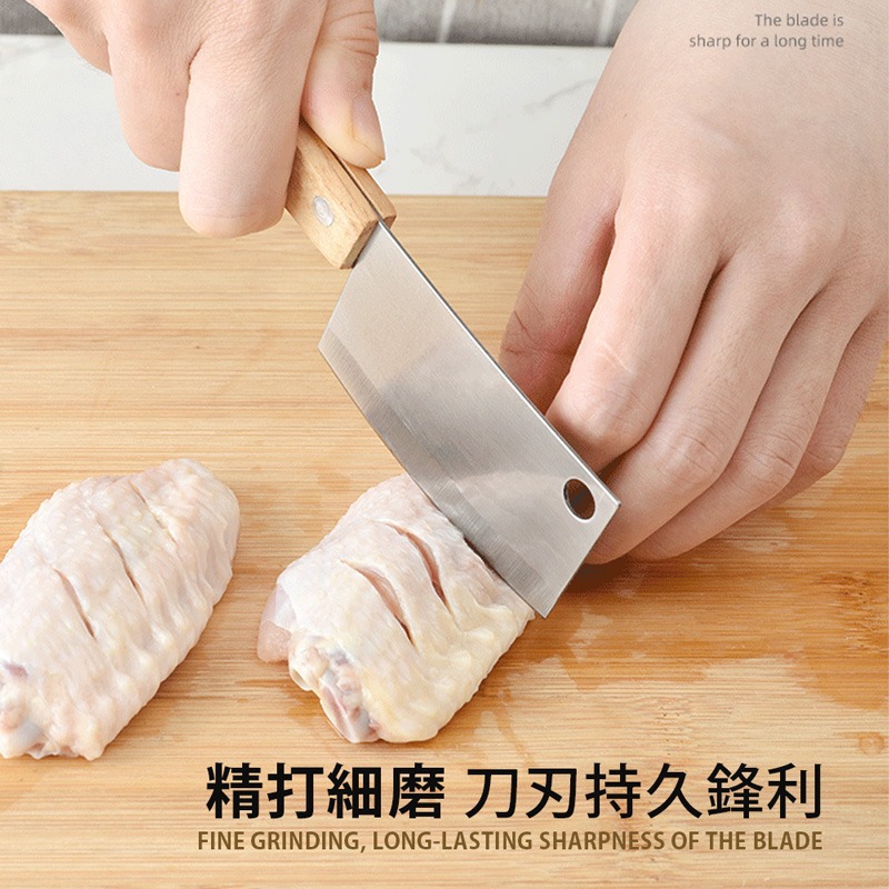 迷你小菜刀 小菜刀 IG迷你菜刀 迷你菜刀 蛋糕甜點刀 起司刀 切菜刀 水果刀 迷你刀具 木柄小菜刀【CC0469】-細節圖5