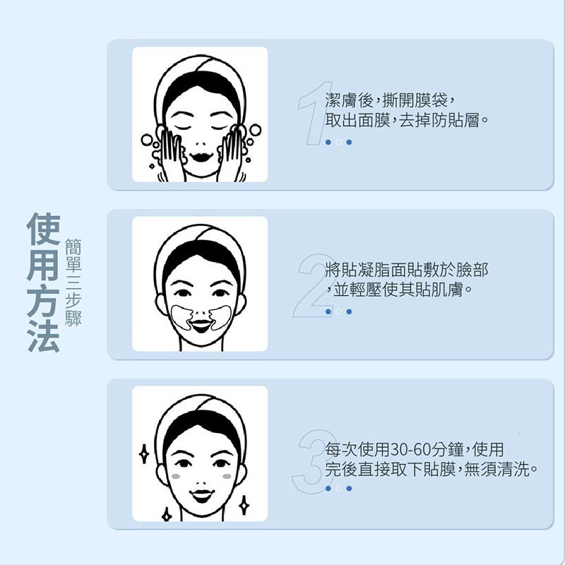 凝水微晶面膜 眼膜 額頭面膜 法令紋面膜 八字紋貼 面膜貼 水凝膠面膜 提拉面膜 面膜 美妝 保養【MZ0258】-細節圖5