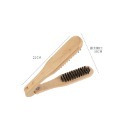 鬃毛直髮梳 直髮梳 鬃毛梳 夾梳 離子梳 鬃毛 直髮夾梳 夾板梳 鬃毛離子梳 離子夾梳 木質夾梳【MF0095】-規格圖5