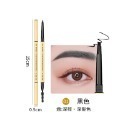 小金眉筆 條纖細小 金筷眉筆 雙頭眉筆 初學者用 茶棕色畫眉 美妝 彩妝 極細眉筆【MZ0289】-規格圖5