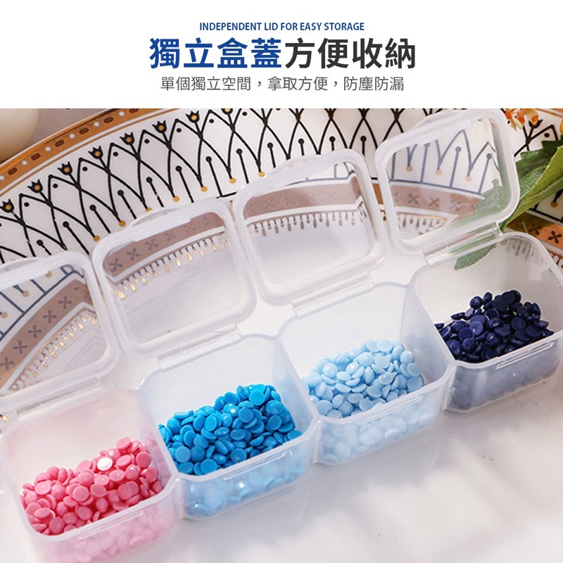 可拆28格透明收納盒 透明收納盒 可拆收納盒 單格可拆收納盒 收納盒 透明盒 可拆式收納盒 透明可拆盒【SN0389】-細節圖4