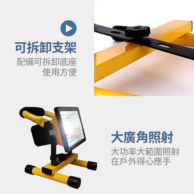 戶外照明燈 LED 照明燈 探照燈 工作燈 投射燈 露營燈 戶外燈 投光燈 地燈 紅藍警示燈【DZ0082】-細節圖5