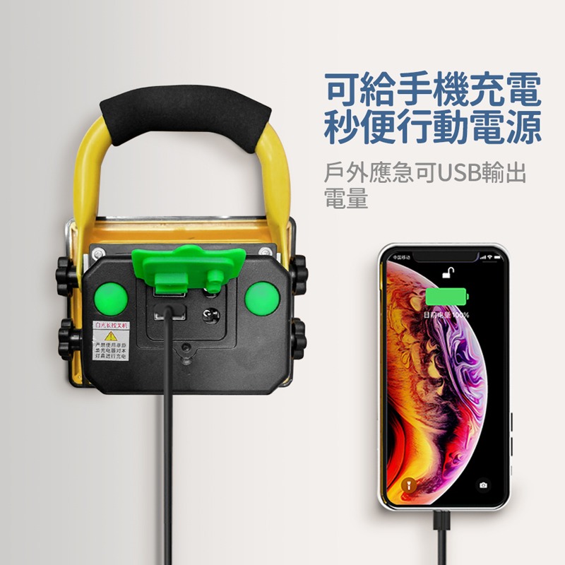 戶外照明燈 LED 照明燈 探照燈 工作燈 投射燈 露營燈 戶外燈 投光燈 地燈 紅藍警示燈【DZ0082】-細節圖6