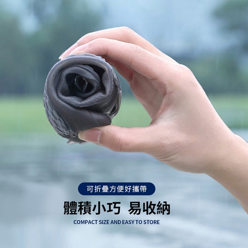 矽膠雨鞋套 雨鞋套 鞋套 防水 防滑 雨靴 防雨鞋套 高筒雨鞋套 防鞋濕 雨鞋 雨天防水 塑膠鞋套【HW0077】-細節圖5