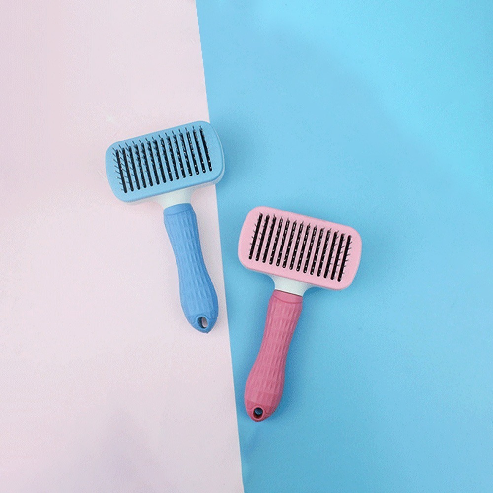 寵物梳子 寵物梳 一鍵清毛  除毛梳 自動脫毛 寵物脫毛梳不鏽鋼針梳 寵物理毛 寵物用品 梳毛 【CW0005】-細節圖9