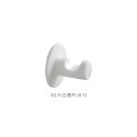 北歐風免打孔-01白色圓形掛勾