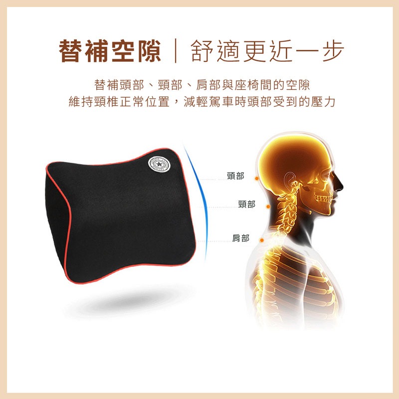 品質認證 汽車靠枕 椅背墊 人體工學 9D車用枕頭 汽車 靠枕 腰靠 車用 靠墊 車枕 頭枕 記憶枕【CY0034】-細節圖6