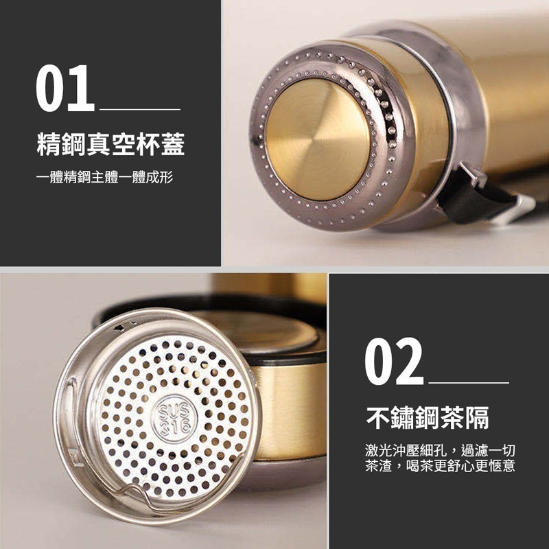 316不銹鋼保溫瓶 高質感 大容量 不鏽鋼保溫瓶 漸變色保溫杯 保溫瓶 保溫壺 保溫罐 【CC0238】-細節圖5