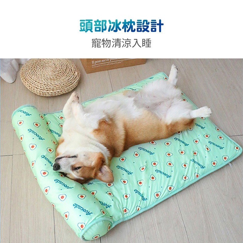 寵物靠枕冰絲涼墊 寵物靠枕 冰絲涼墊 寵物床 寵物墊 涼感床 涼感墊 貓床 狗床【CW0061】-細節圖4