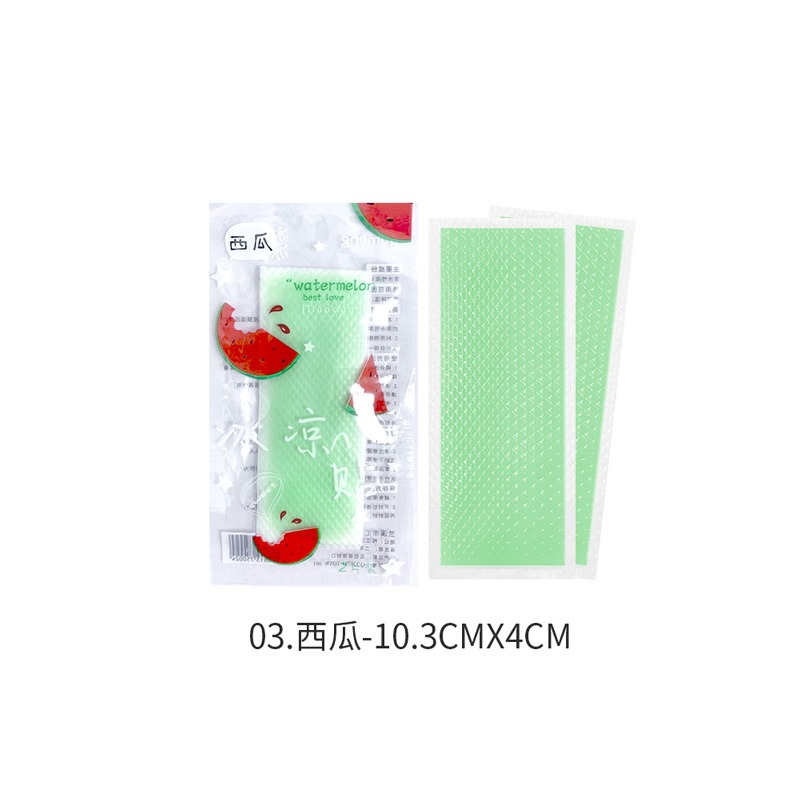 水果味冰涼貼片 冰涼貼片 退熱貼 降溫神氣 清涼消暑 降溫退熱 冰涼貼 散熱貼 降溫貼 涼感貼片【JJ0803】-規格圖10
