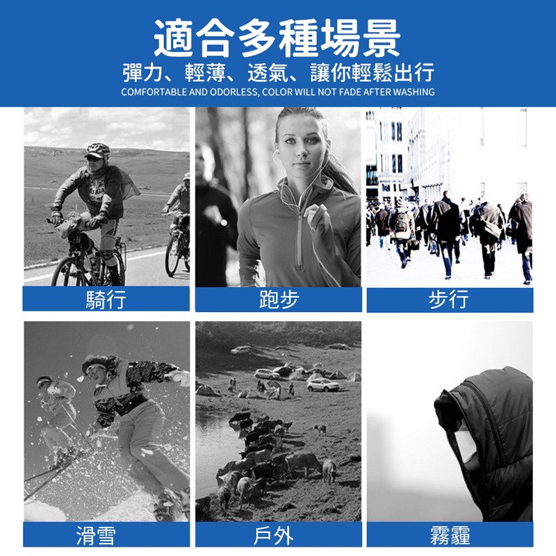 冰絲防曬頭巾 冰絲無痕面罩 夏季防曬 降溫 涼感 透氣 魔術頭巾 防曬面罩 外送必備 涼感面罩 圍脖【HW0080】-細節圖9