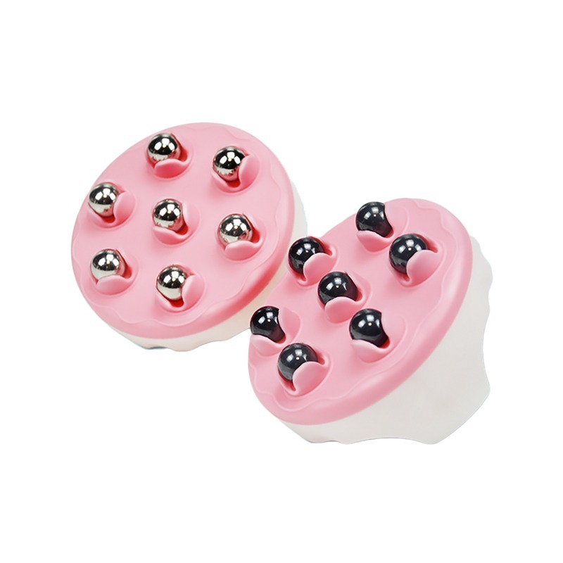 圓形滾珠按摩器 磁珠按摩 按摩器 滾輪按摩器 360度滾輪珠 全身按摩器 滾珠按摩 腿部按摩器 【JJ0684】-細節圖2