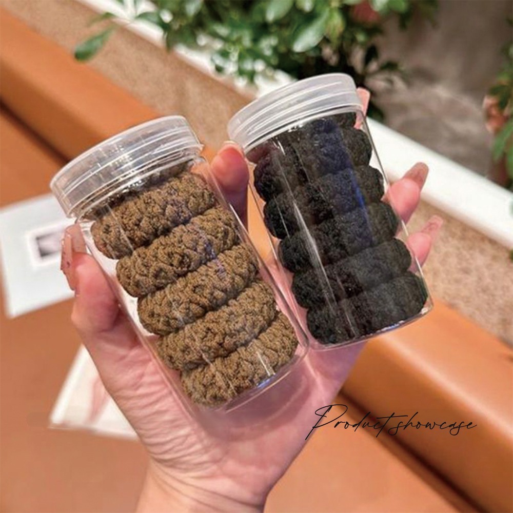 編織6條/8條髮圈 強拉不易斷 馬尾高彈力加粗毛巾髮圈 頭繩 簡約髮圈 耐用頭飾 髮繩 髮圈 髮飾【MF0123】-細節圖2