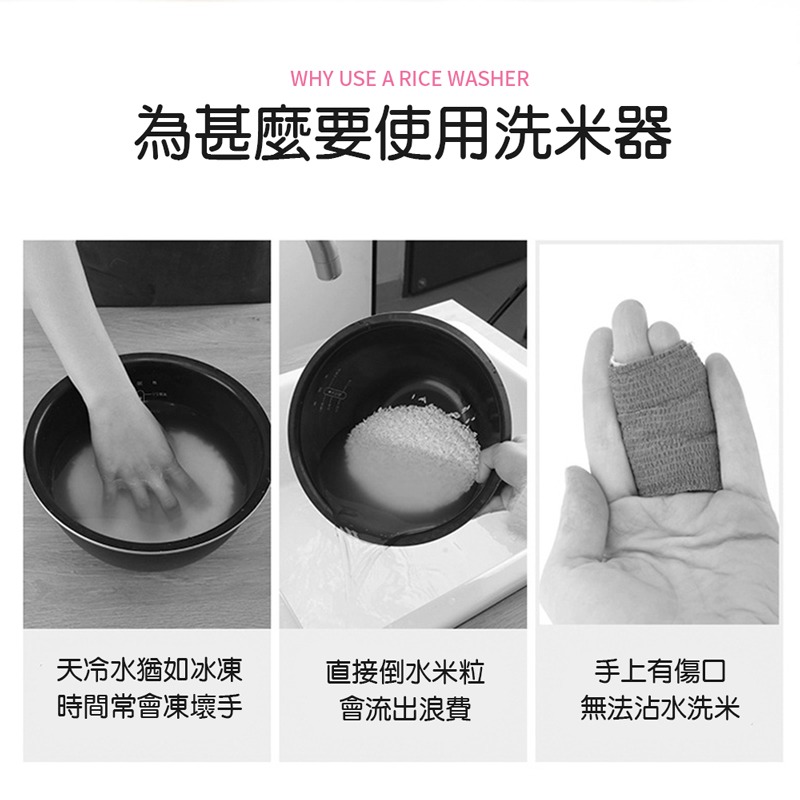 洗米器 多功能洗米勺 洗米湯匙 掏米勺 洗米神器 洗米瀝水勺 洗米勺 掏米器 洗米器 洗米過濾勺【CC0555】-細節圖3