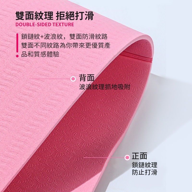 可折疊瑜珈墊 贈收納袋 加厚瑜珈墊 防滑瑜珈墊 摺疊瑜伽軟墊 運動墊 跳繩墊 健身墊 防震隔音墊【YD0058】-細節圖6