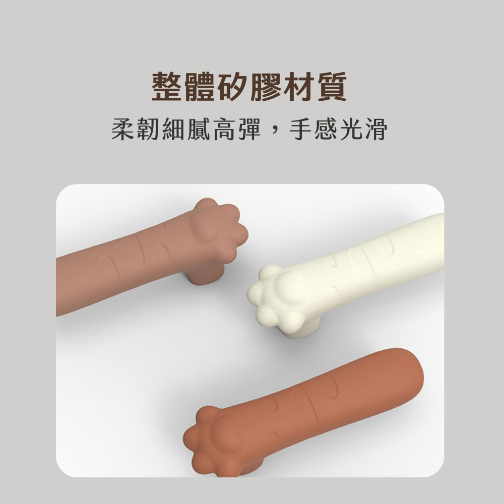 貓爪門把保護套 門把套 門把保護套 矽膠門把手 門把防撞套 靜音門把手 防撞墊 門擋 防撞【JJ0808】-細節圖3