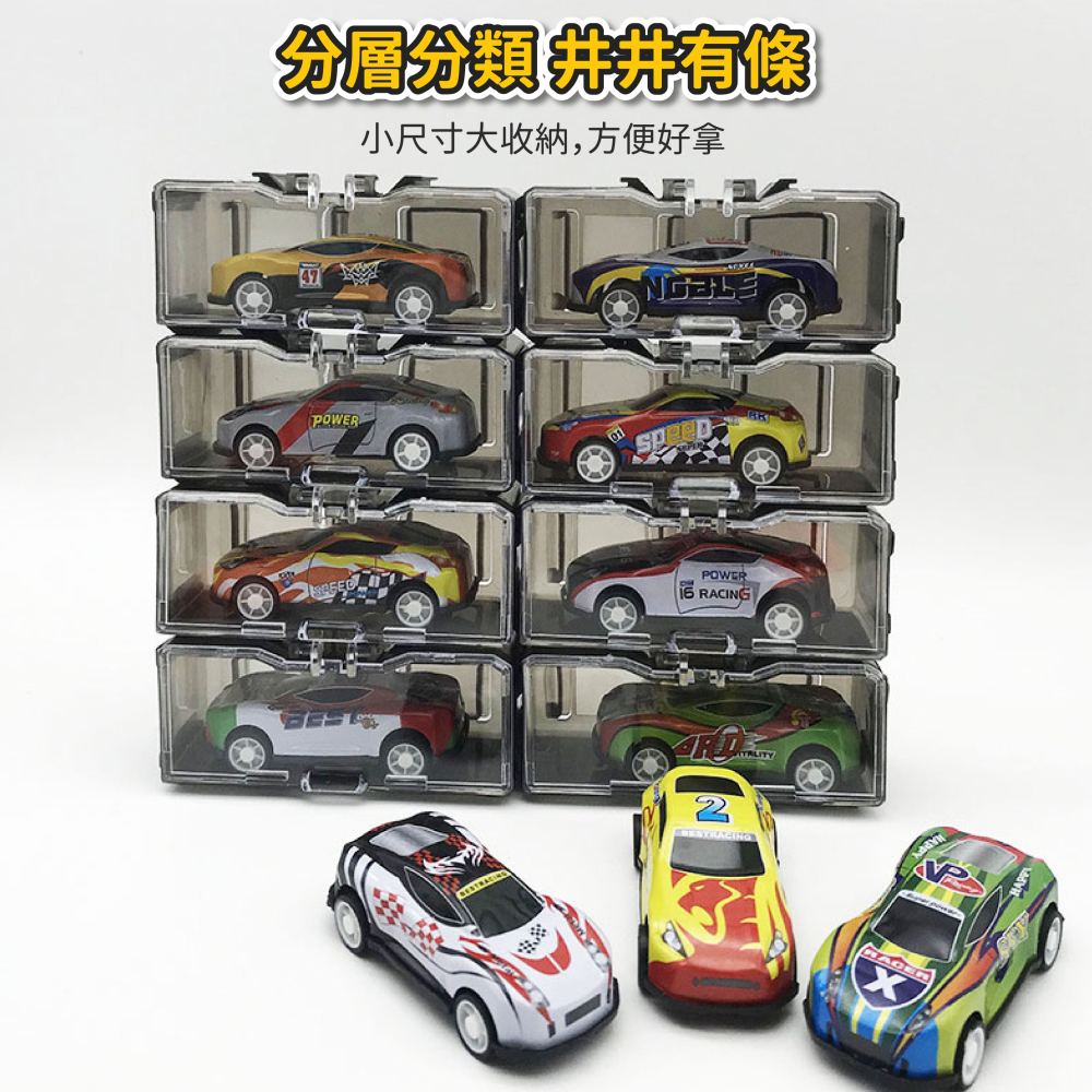 1:64 模型車展示盒 展示盒 收納盒 小汽車展示盒 模型車收納盒 風火輪小汽車 公仔模型展示盒【SN0795】-細節圖5