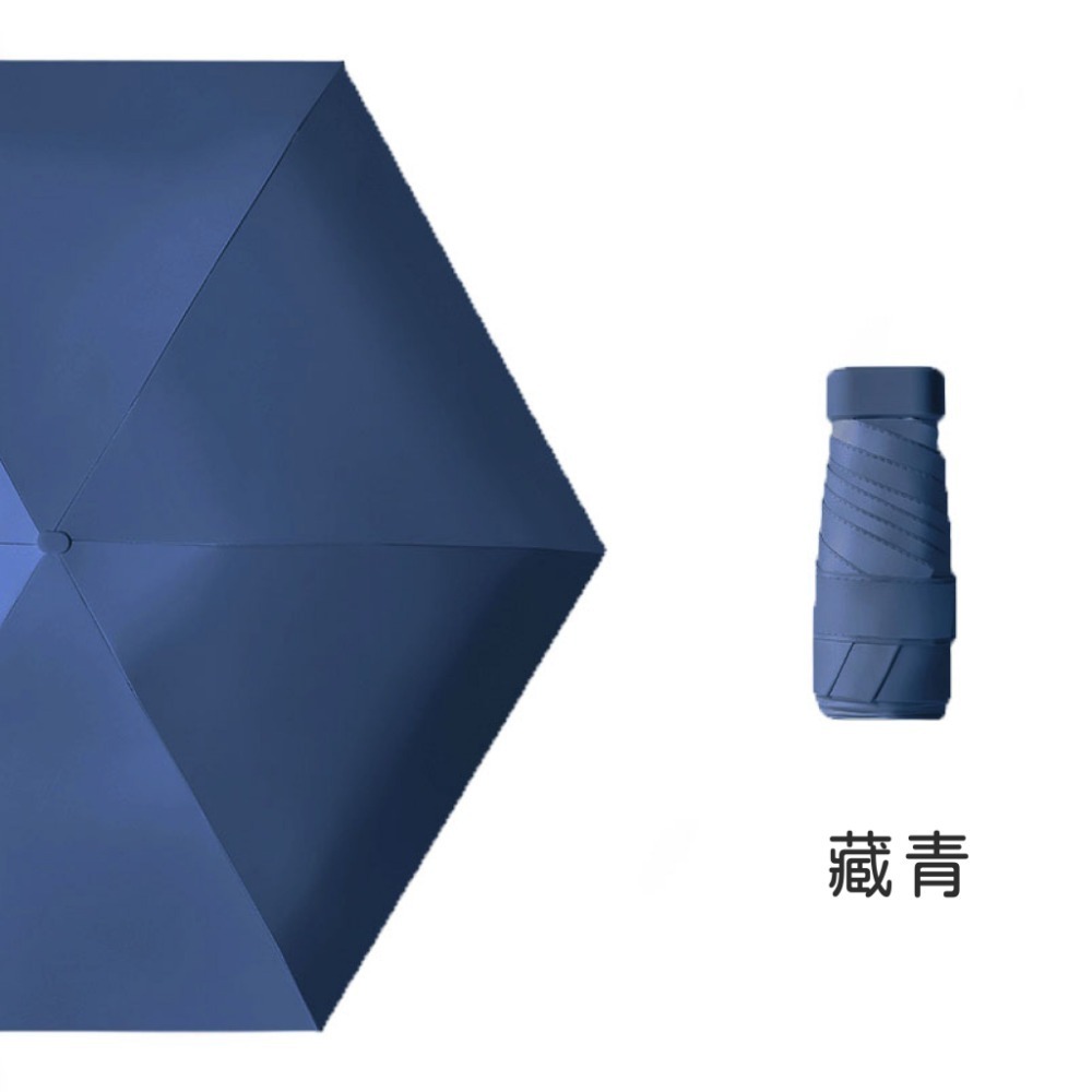 迷你口袋傘 迷你雨傘 摺疊傘 口袋傘 遮陽傘 抗UV傘 防曬傘 黑膠遮陽 雨傘 陽傘 晴雨兩用傘【HW0083】-規格圖9