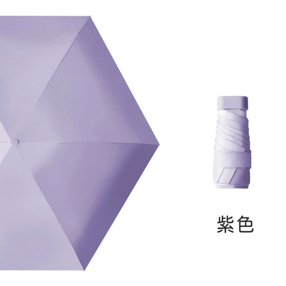 迷你口袋傘 迷你雨傘 摺疊傘 口袋傘 遮陽傘 抗UV傘 防曬傘 黑膠遮陽 雨傘 陽傘 晴雨兩用傘【HW0083】-規格圖9