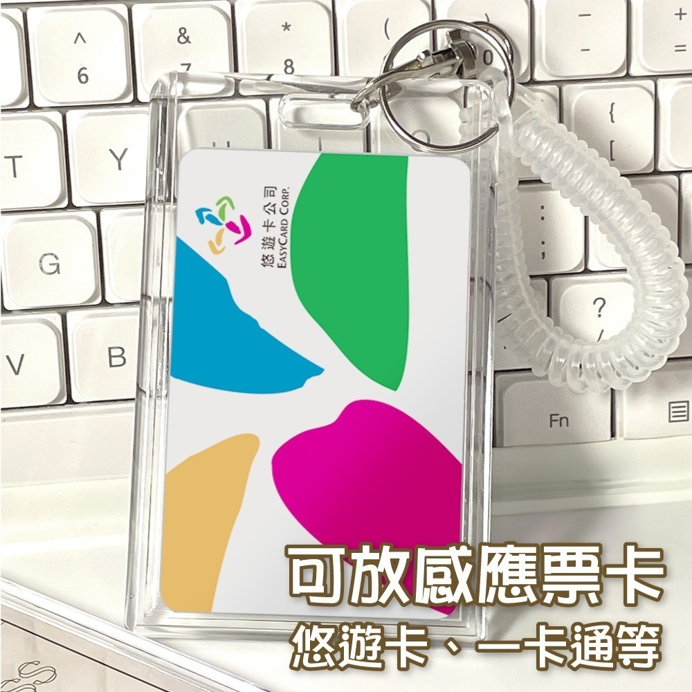 透明卡套 彈簧扣 卡套 硬卡套 咕卡套 悠遊卡套 硬殼卡套 明星小卡 卡片保護 壓克力卡套【WJ0211】-細節圖3