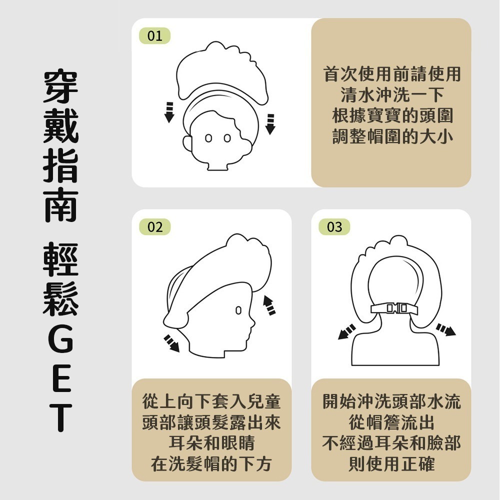 寶寶洗頭帽 兒童洗澡 寶寶洗頭神器 洗髮帽 洗頭帽 寶寶洗澡帽 洗頭神器 兒童浴帽 寶寶帽 嬰兒洗頭【YY0056】-細節圖7