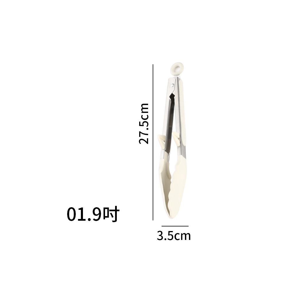 支架立式矽膠夾 矽膠夾 防燙食物夾 食物夾 料理夾 烤肉夾 矽膠食物夾 防燙夾 不沾鍋用 烘焙夾 料理夾【CC0579】-規格圖8