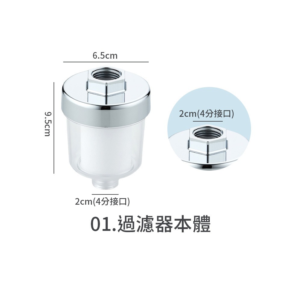 01.過濾器本體-沐浴過濾器