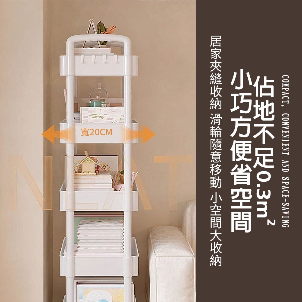 推車置物架 小推車 手推車 置物推車 美容推車 廚房推車 工具車 推車 收納架 收納車 置物架 化妝架【SN0837】-細節圖3