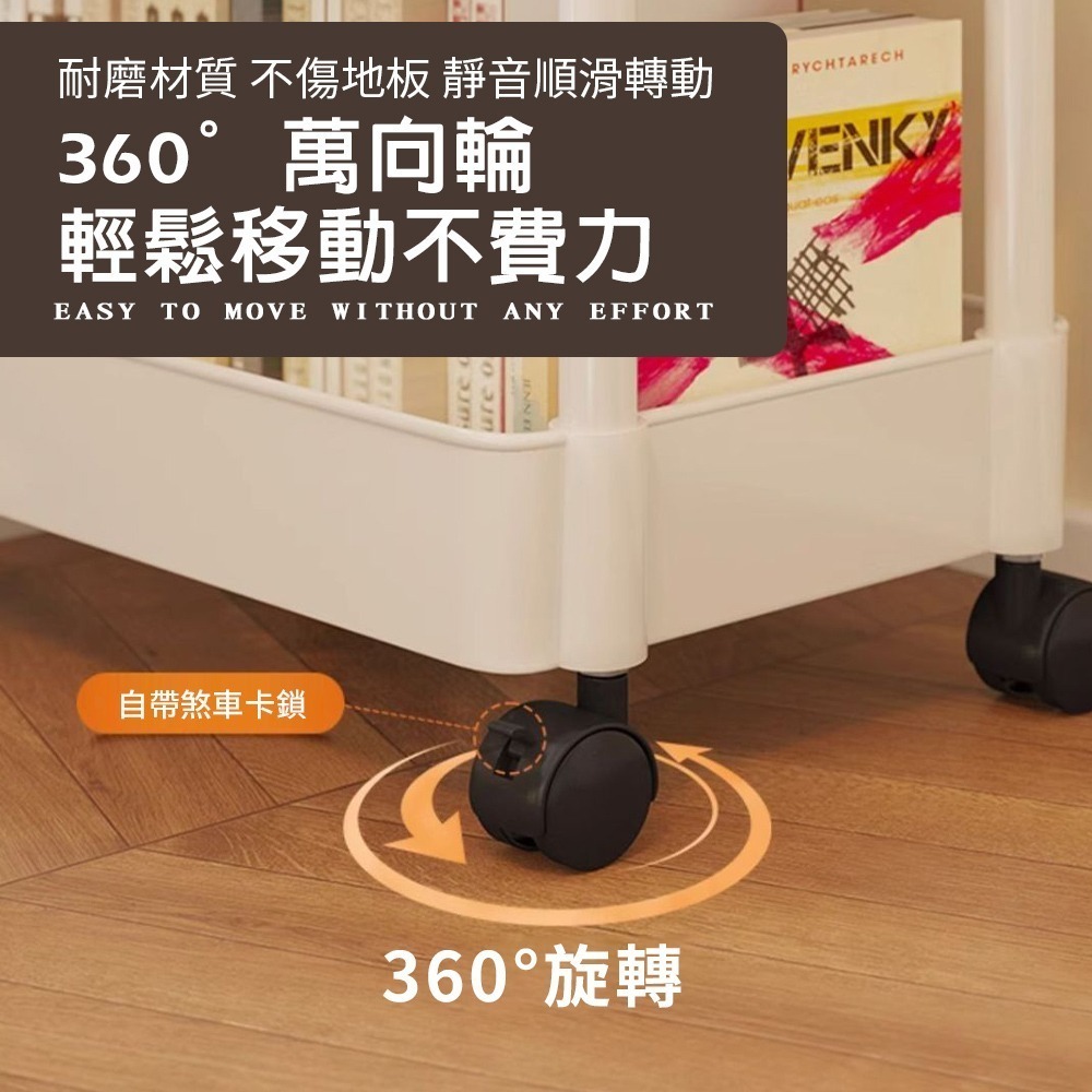 推車置物架 小推車 手推車 置物推車 美容推車 廚房推車 工具車 推車 收納架 收納車 置物架 化妝架【SN0837】-細節圖5