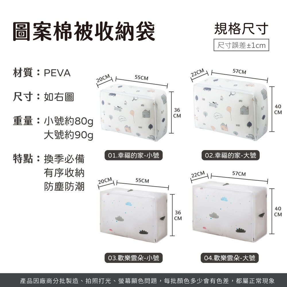 圖案棉被收納袋 換季收納 棉被袋 收納袋 衣物袋 儲物袋 防塵袋 棉被 衣物收納袋 被子整理袋【SN0840】-細節圖8