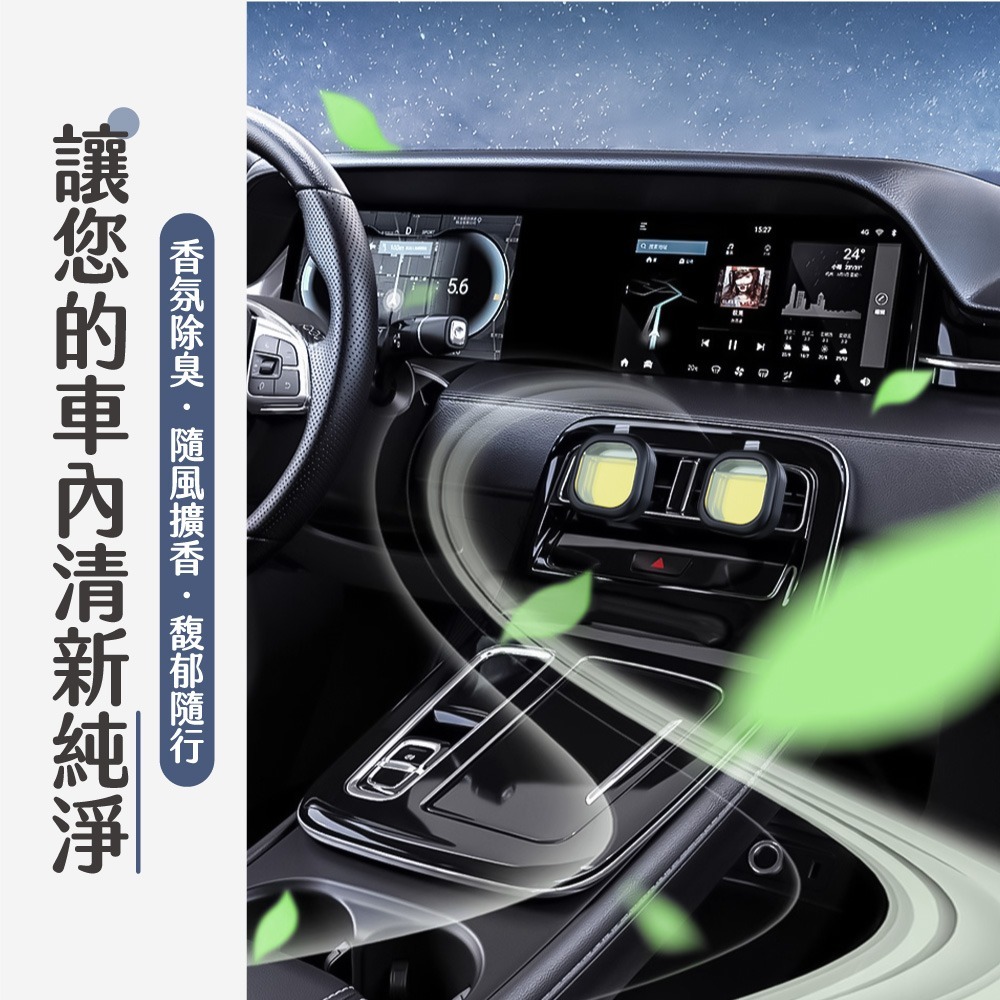 車用出風口香氛 冷氣出風口香氛 夾式設計 出風口芳香劑 車用香氛夾 汽車香水 車用 汽車 香薰 香氛【CY0136】-細節圖6