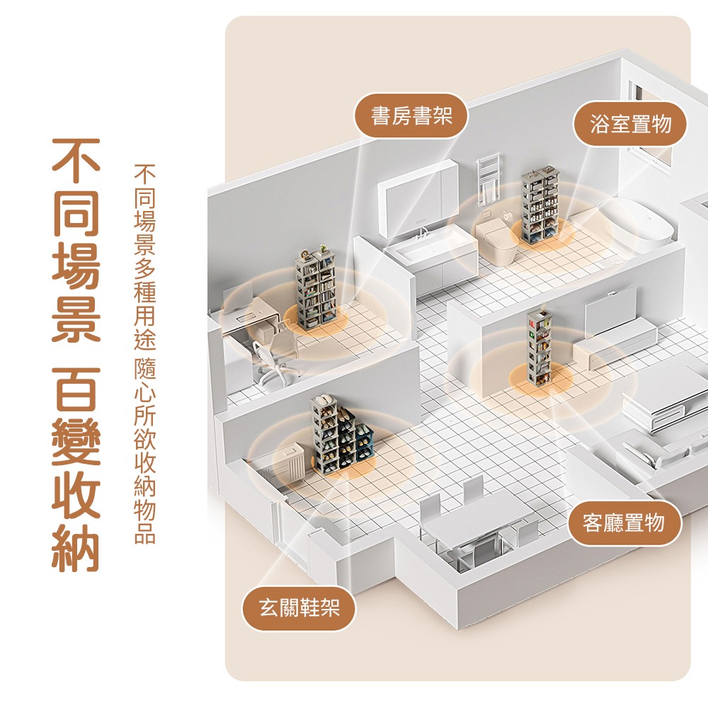 折疊鞋架 折疊鞋盒 鞋櫃 鞋架 多層鞋架 室內鞋架 分層鞋架 鞋子收納架 鞋盒收納 多層鞋櫃 簡易鞋架【SN0848】-細節圖7
