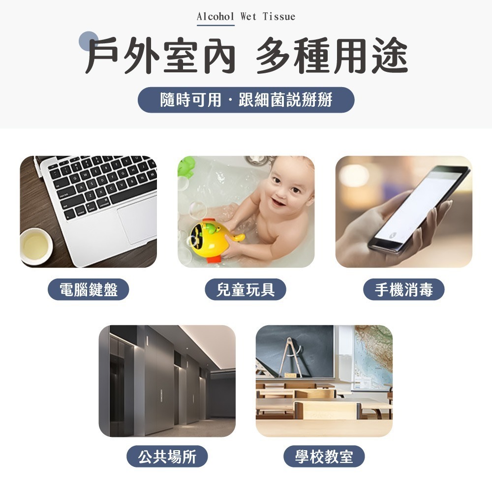 酒精濕紙巾 清潔抗菌 75%酒精 隨身包 濕紙巾 酒精片 擦手巾 濕巾 酒精 酒精擦濕巾 清潔濕紙巾【JJ0899】-細節圖6