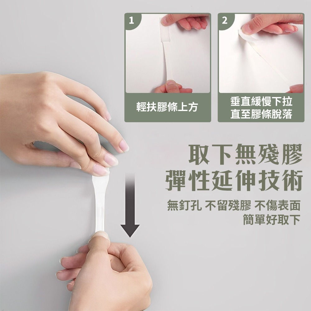 魔力扣 魔鬼氈貼 替換膠條 膠條 易拉膠 易除膠 魔鬼氈相框貼  魔鬼氈掛畫貼 拆除不殘留背膠【JJ0901】-細節圖4